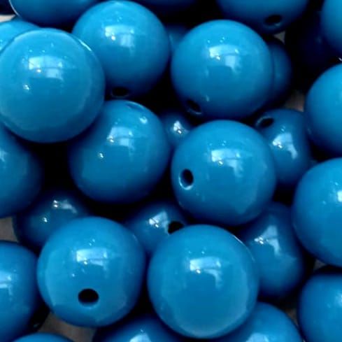 Bolinhas azul escuro 10mm com 50g